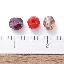 Fire-polished Czech Glass Beads&nbsp;LAMP-D180-16B-01