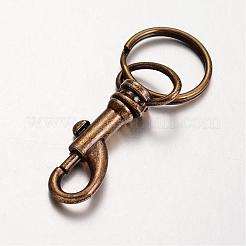 Alloy Keychain Clasp Findings&nbsp;KEYC-M018-01