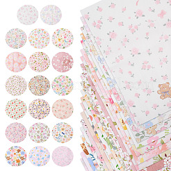 20Pcs Cotton Fabric&nbsp;DIY-TAC0051-001