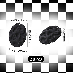 20Pcs Spray Painted Alloy Pendants&nbsp;FIND-SC0003-54