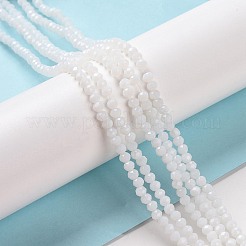 Imitation Jade Glass Bead Strands&nbsp;GLAA-F001-3x2mm-10