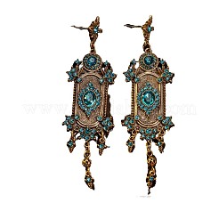 Alloy with Cubic Zirconia Dangle Earrings&nbsp;FS-WGE4649-01