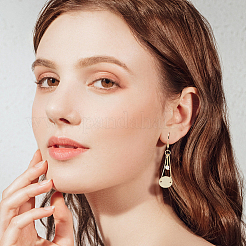 40Pcs Brass Leverback Earring Findings&nbsp;KK-BC0013-03G