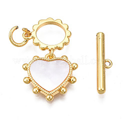 Brass Toggle Clasps&nbsp;KK-N233-145LG