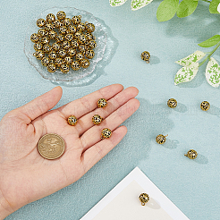 50Pcs Hollow Tibetan Style Alloy Pendants&nbsp;FIND-DC0005-70