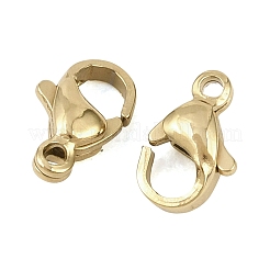 304 Stainless Steel Lobster Claw Clasps&nbsp;STAS-D218-01G-02