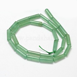 Natural Green Aventurine Column Beads Strands&nbsp;G-F247-06A