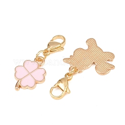 15Pcs Alloy Enamel Pendant Decorations&nbsp;HJEW-JM02554