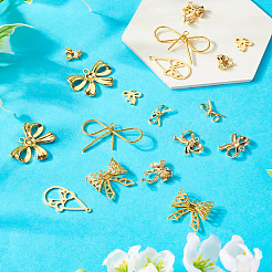 18Pcs 9 Styles Brass Pendants&nbsp;KK-TA0001-87