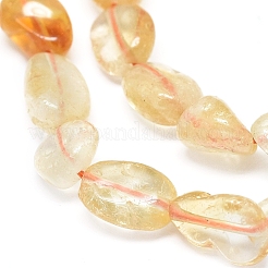 Natural Citrine Beads Strands&nbsp;G-D0004-A02-07