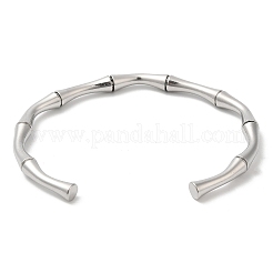 Non-Tarnish 304 Stainless Steel Cuff Bangles&nbsp;LS-BJEW-H588-01P