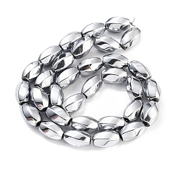 Synthetic Non-magnetic Hematite Beads Strands&nbsp;G-P545-G02-01G