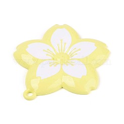 Spray Painted Alloy Big Pendants&nbsp;PALLOY-T092-81E