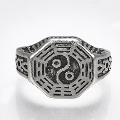 Alloy Cuff Finger Rings&nbsp;RJEW-T006-55
