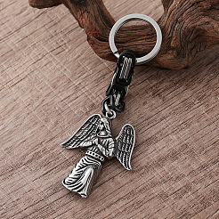 Vintage 304 Stainless Steel Angel Maria Keychains&nbsp;LS-MY5098