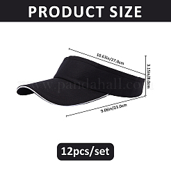 Polycotton Open Top Sun Hats&nbsp;AJEW-WH0752-548A