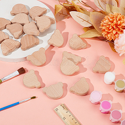 1 Set Unfinished Wooden Chips&nbsp;WOOD-OC0003-98A