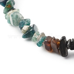 Natural Multicolor Tourmaline Beaded Stretch Bracelets&nbsp;BJEW-JB06243
