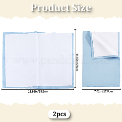 2Pcs 4 Layers Silver Polishing Cloth&nbsp;TOOL-BBC0001-08B