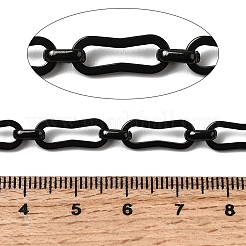 304 Stainless Steel Rectangle Link Chains&nbsp;CHS-Z007-15B