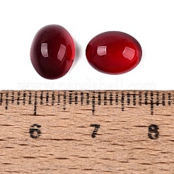 Transparent Glass Flat Back Cabochons&nbsp;GLAA-ZX009-01B