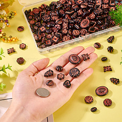 257Pcs Opaque Acrylic Beads&nbsp;OACR-TA0003-67