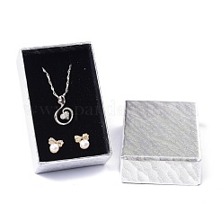 Cardboard Paper Jewelry Set Boxes&nbsp;CON-P012-01A