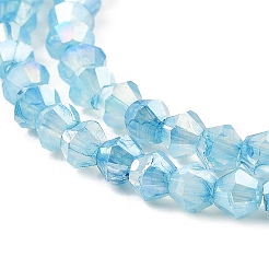 Imitation Jade Glass Beads Strands&nbsp;GLAA-P058-02A-02