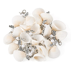 Angel Shell & Acrylic Pendant Decorations&nbsp;HJEW-TA00198