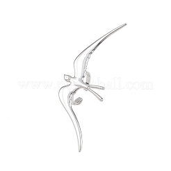 304 Stainless Steel Swallow Cuff Open Ring for Women&nbsp;RJEW-L337-01P