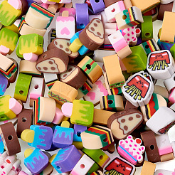 80G Handmade Polymer Clay Beads&nbsp;CLAY-TA0001-63
