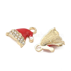 Christmas Alloy Enamel Pendants&nbsp;LS-ENAM-I073-01G