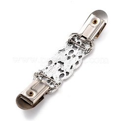 Vintage Alloy Cardigan Clips&nbsp;JEWB-B002-03AS