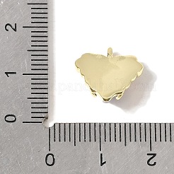 Brass Glass Pendants&nbsp;KK-A296-16G