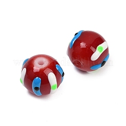 Baking Paint Glass Enamel Beads&nbsp;LAMP-R004-05C