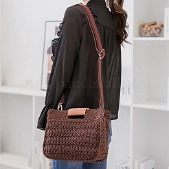 DIY Knitting Crochet PU Leather Bag&nbsp;FIND-WH0052-B