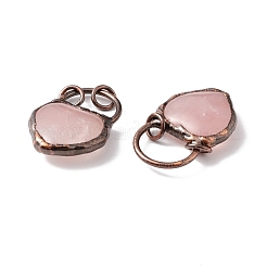 Natural Rose Quartz Pendants&nbsp;G-I324-12R-01