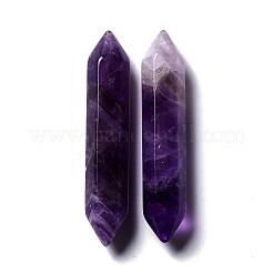 Natural Amethyst No Hole Healing Stones&nbsp;G-G760-J08