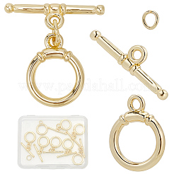 10Pcs Brass Toggle Clasps&nbsp;KK-BBC0021-91
