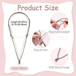 30Pcs Waxed Polyester Cord Necklaces Making&nbsp;NJEW-YW00015-01