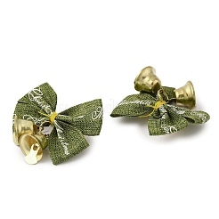 Christmas Polyester Bowknot Ornament Accessories&nbsp;DIY-K062-01G-02