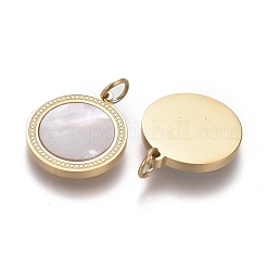Natural Shell Pendants&nbsp;STAS-H100-04G