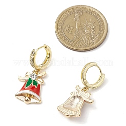 Alloy Enamel Hoop Earrings&nbsp;EJEW-JE06159-01