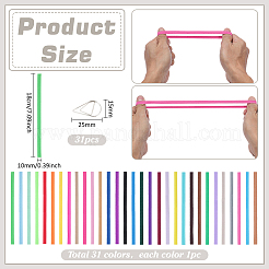 31Pcs Elastic Cord for Notebook&nbsp;HJEW-PH02437