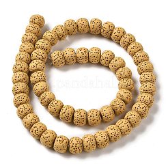 Natural Lava Rock Dyed Beads Strands&nbsp;G-Z036-A01-08