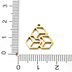304 Stainless Steel Pendants&nbsp;STAS-D036-05G