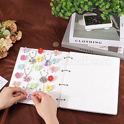 4 Pages Felt Shoe Charms Collection Binder Book&nbsp;AJEW-WH0513-04A