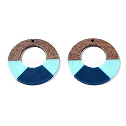 Resin & Walnut Wood Pendants&nbsp;RESI-S389-068A-A03