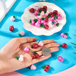 36Pcs 9 Styles Resin Pendants&nbsp;CRES-TA0001-49