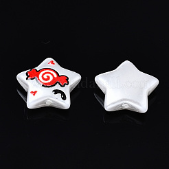 3D Printed ABS Plastic Imitation Pearl Beads&nbsp;KY-S168-010B